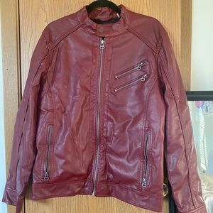 wilsons mens faux leather jacket